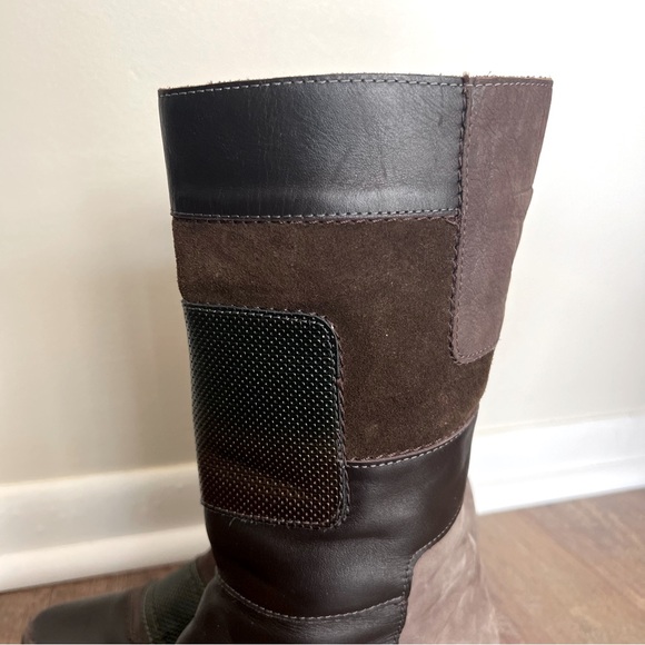 Naot Paradise Brown Suede & Leather Mid-Calf Boot, Size 8 US // 39 EU - Picture 7 of 16